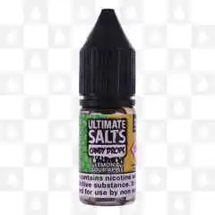 Lemon & Sour Apple | Candy Drops by Ultimate Salts E Liquid | 10ml Bottles, Nicotine Strength: 20mg - Out Of Date, Size: 10ml (1x10ml)