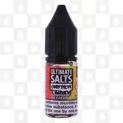 Lemonade & Cherry | Candy Drops by Ultimate Salts E Liquid | 10ml Bottles, Nicotine Strength: 20mg - Out Of Date, Size: 10ml (1x10ml)