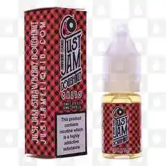 Strawberry Doughnut Salts by Just Jam E Liquid | 10ml Bottles, Nicotine Strength: NS 10mg, Size: 10ml (1x10ml)