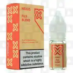 Fuji Blend Nic Salt by Nexus E Liquid | 10ml Bottles, Nicotine Strength: NS 20mg, Size: 10ml