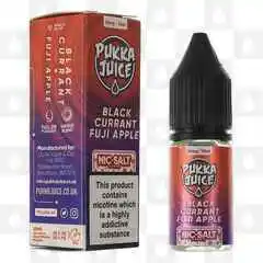 Blackcurrant Fuji Apple Nic Salt by Pukka Juice | 10ml Bottles, Nicotine Strength: NS 10mg, Size: 10ml (1x10ml)