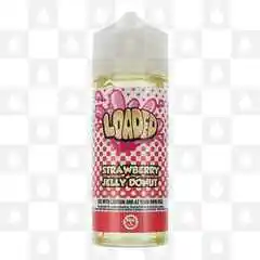 Strawberry Jelly Donut by Loaded E Liquid | 100ml Short Fill, Strength & Size: 0mg • 100ml (120ml Bottle)