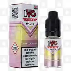 Pink Lemonade by IVG Intense E Liquid | 10ml Nic Salt, Strength & Size: 10mg • 10ml