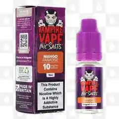 Mango Paradise | Tropical Collection by Vampire Vape E Liquid | 10ml Nic Salt, Strength & Size: 10mg • 10ml