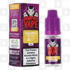 Pineapple Dream | Tropical Collection by Vampire Vape E Liquid | 10ml Bottles, Strength & Size: 00mg • 10ml
