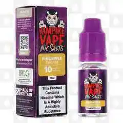 Pineapple Dream | Tropical Collection by Vampire Vape E Liquid | 10ml Nic Salt, Strength & Size: 10mg • 10ml