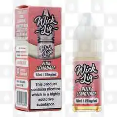 Pink Lemonade by Wick Liq Bar Juice E Liquid | 10ml Nic Salt, Strength & Size: 05mg • 10ml