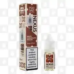 White Chocolate Mocha By Nexus Pod Salt E Liquid | 10ml Nic Salt, Strength & Size: 05mg • 10ml