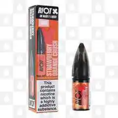 Strawberry Orange Crush by Riot X E Liquid | 10ml Nic Salt, Strength & Size: 05mg • 10ml