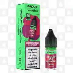 Blueberry Sour Raspberry by Dojoliq | Vaporesso E Liquid | 10ml Nic Salt, Strength & Size: 10mg • 10ml