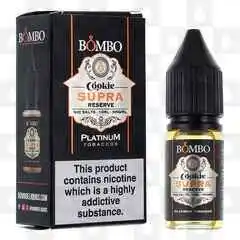 Cookie Supra Reserve | Platinum Tobacco by Bombo E Liquid | 10ml Nic Salt, Strength & Size: 05mg • 10ml