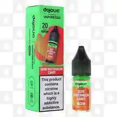 Sour Watermelon Candy by Dojoliq | Vaporesso E Liquid | 10ml Nic Salt, Strength & Size: 10mg • 10ml