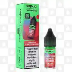 Strawberry Raspberry Cherry Ice by Dojoliq | Vaporesso E Liquid | 10ml Nic Salt, Strength & Size: 10mg • 10ml