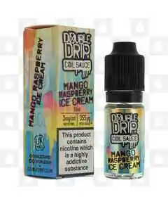 Mango Raspberry Ice Cream By Double Drip E Liquid | 10ml Bottles, Nicotine Strength: 6mg, Size: 10ml (1x10ml)