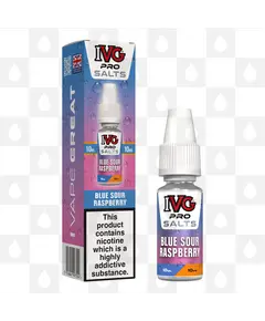 Blue Sour Raspberry by IVG Pro E Liquid | 10ml Nic Salt, Strength & Size: 20mg • 10ml