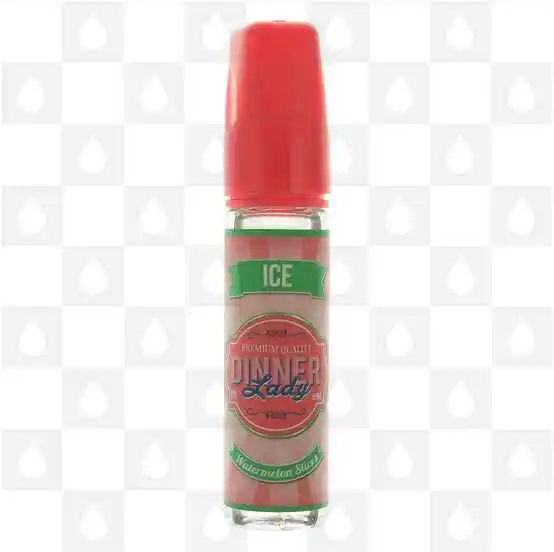 Ice Watermelon Slices by Tuck Shop | Dinner Lady E Liquid | 50ml Shortfill, Strength & Size: 0mg • 50ml (60ml Bottle)