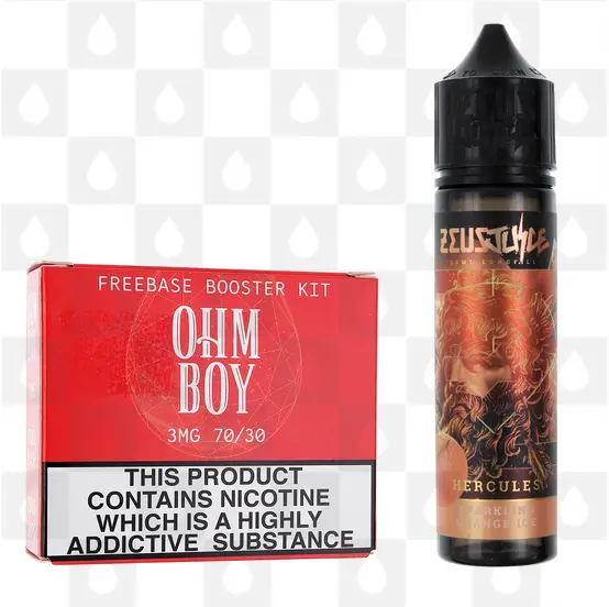Hercules by Zeus Juice E Liquid | 60ml Longfill, Nicotine Type: Regular Nicotine, Strength & Size: 3mg • 60ml • Inc. Shots (70/30)