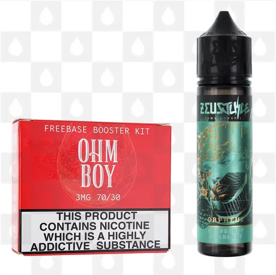 Orpheus by Zeus Juice E Liquid | 60ml Longfill, Nicotine Type: Regular Nicotine, Strength & Size: 3mg • 60ml • Inc. Shots (70/30)