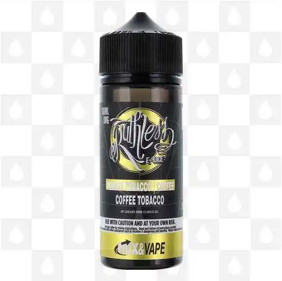 Coffee Tobacco by Ruthless E Liquid | 100ml Short Fill, Strength & Size: 0mg • 100ml (120ml Bottle)
