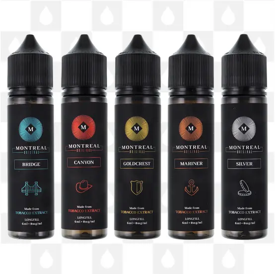 Goldcrest by Montreal Original E Liquid | 06ml Longfill, Nicotine Type: Regular Nicotine, Strength & Size: 03mg • Makes 56ml • Inc. Shots, 2 image