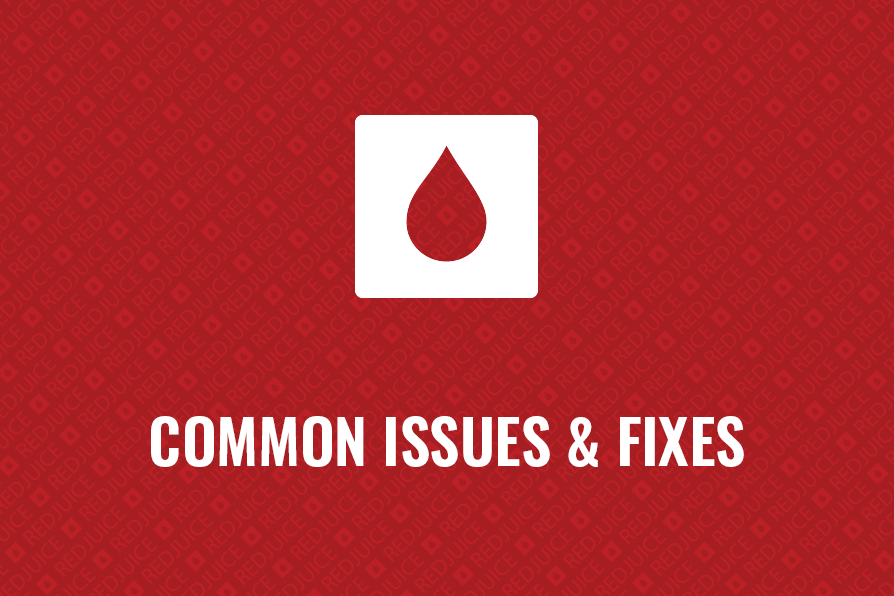 Common Issues & Fixes