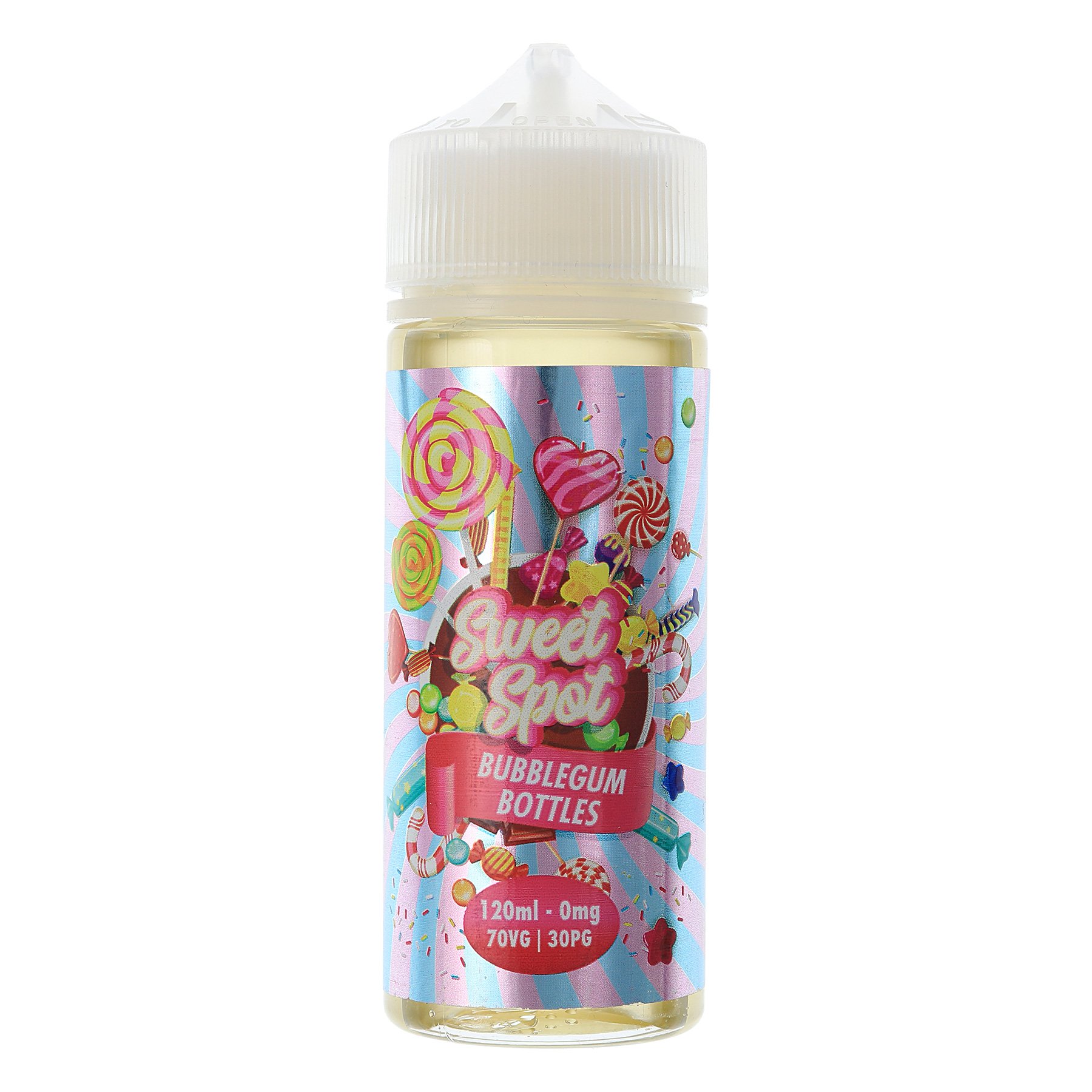 Bubblegum Bottles By Sweet Spot E Liquid 100ml Short Fill 