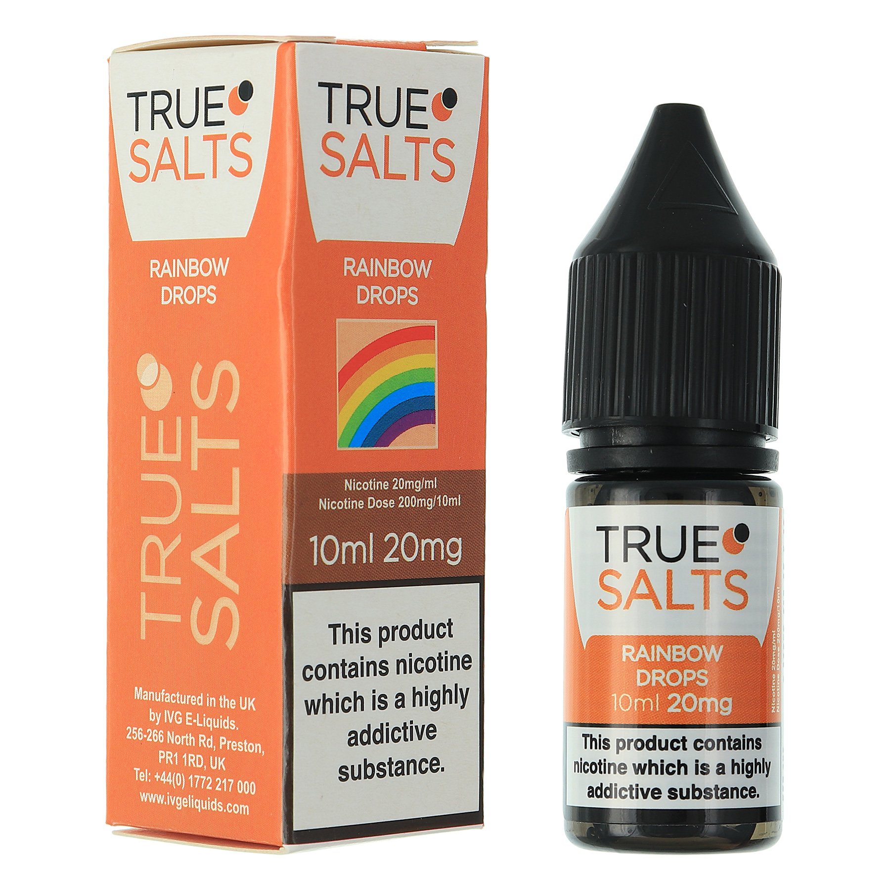 Rainbow Drops by True Salts E Liquid | 10ml Bottles