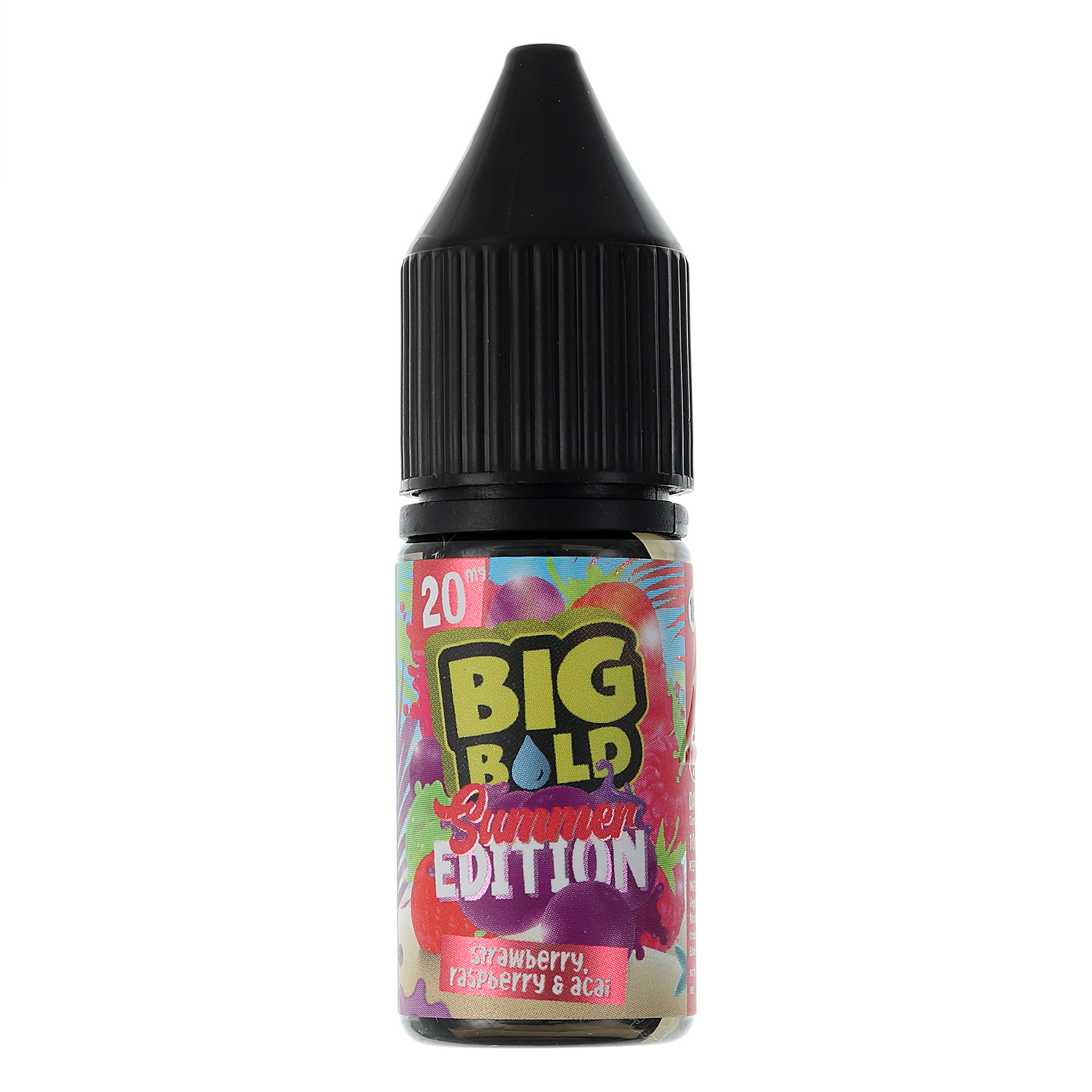 Strawberry, Raspberry & Acai by Big Bold E Liquid | Nic Salt