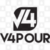 Blueberry Candy Floss by V4 V4POUR E Liquid | 10ml Bottles, Strength & Size: 06mg • 10ml, 2 image