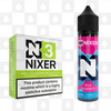 Blue Raspberry by Nixer E Liquid | 60ml Long Fill | Mixer Kit, Strength & Size: 03mg • 60ml • Inc Shots (70/30)
