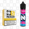Blue Raspberry by Nixer E Liquid | 60ml Long Fill | Mixer Kit, Strength & Size: Salt 05mg • 60ml • Inc Shots (50/50)