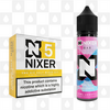 Blue Sour Raspberry by Nixer E Liquid | 60ml Long Fill | Mixer Kit, Strength & Size: NS 05mg • 60ml • Inc Shots (50/50)