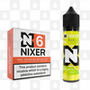 Lemon Lime by Nixer E Liquid | 60ml Long Fill | Mixer Kit, Nicotine Type: Regular Nicotine, Strength & Size: 6mg • 60ml • Inc. Shots (70/30)
