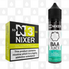 Blue Raspberry Bubblegum by Baa Juice x Nixer E Liquid | 60ml Long Fill, Nicotine Type: Regular Nicotine, Strength & Size: 03mg • 60ml • Inc Shots (50/50)