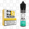 Blue Raspberry Bubblegum by Baa Juice x Nixer E Liquid | 60ml Long Fill, Nicotine Type: Nicotine Salt, Strength & Size: 05mg Salt • 60ml • Inc Shots (50/50)