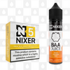 Fresh Orange Fizz by Baa Juice x Nixer E Liquid | 60ml Long Fill, Nicotine Type: Nicotine Salt, Strength & Size: 05mg Salt • 60ml • Inc Shots (50/50)