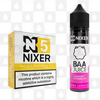 Raspberry Watermelon by Baa Juice x Nixer E Liquid | 60ml Long Fill, Nicotine Type: Nicotine Salt, Strength & Size: 05mg Salt • 60ml • Inc Shots (50/50)