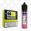 Blackcurrant & Cherry by Fugly But Fruity x Nixer E Liquid | 60ml Long Fill, Nicotine Type: Regular Nicotine, Strength & Size: 03mg • 60ml • Inc Shots (50/50)