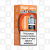 Ten Tangerines | Vaporesso Dojo Blast 6000 Replacement Pods, Strength & Puff Count: 10mg • 6000 Puffs