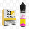 J Fruit by Ohm Brew x Nixer E Liquid | 60ml Long Fill, Nicotine Type: Nicotine Salt, Strength & Size: 05mg Salt • 60ml • Inc Shots (50/50)