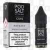 Black Jack by Pod Salt E Liquid | 10ml Nic Salt, Strength & Size: 20mg • 10ml