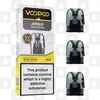 VooPoo Argus Pod Cartridge, Pod Type: 3 x 0.4 Ohm Mesh (Top Fill)