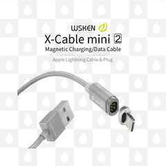 WSKEN Mini 2 Magnetic Charging/Data Cable (Micro USB & I-phone), Options: Cable plus Apple Lightning Plug
