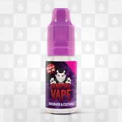 Rhubarb & Custard by Vampire Vape E Liquid | 10ml Bottles, Nicotine Strength: 3mg, Size: 10ml (1x10ml)