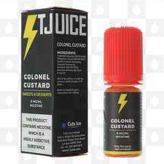Colonel Custard by T-Juice E Liquid | 10ml Bottles, Nicotine Strength: 6mg, Size: 10ml (1x10ml)