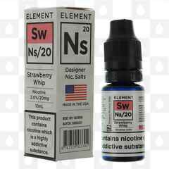 Strawberry Whip by Element NS20 E Liquid | 10ml Bottles, Strength & Size: 20mg • 10ml