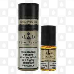 Symmetry Six by Five Pawns E Liquid | 10ml Bottles, Strength & Size: 12mg • 10ml • Out Of Date