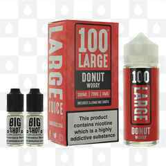 Donut Worry by 100 Large E Liquid | 100ml Short Fill