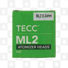 Tecc ML2 Atomiser Heads by Eleaf (Pack Of 2 Heads), Ohms: 0.3 Ohms