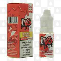 Strawberry Sensation 50/50 by IVG E Liquid | 10ml Bottles, Nicotine Strength: 3mg, Size: 10ml (1x10ml)